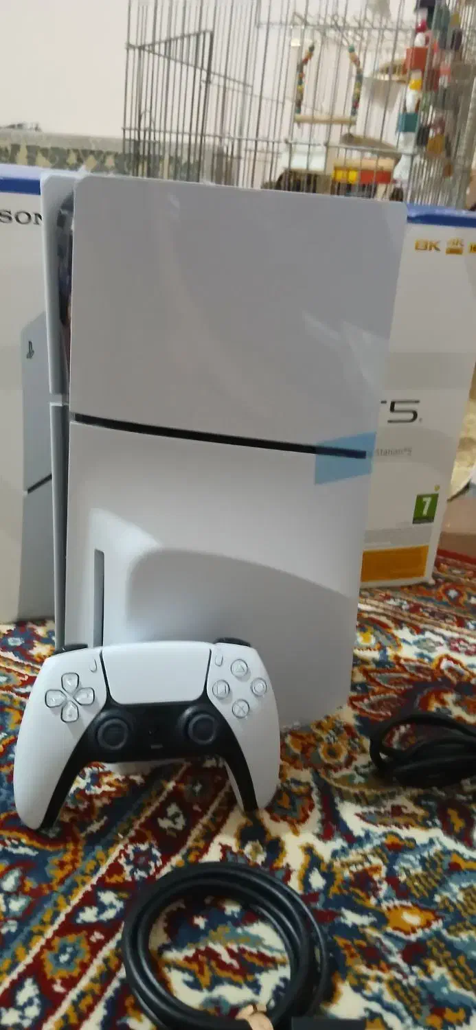 پی اس ۵ نو تک دسته دیسک خور  اسلیم|کنسول، بازی ویدئویی و آنلاین|کرج, مصباح|دیوار