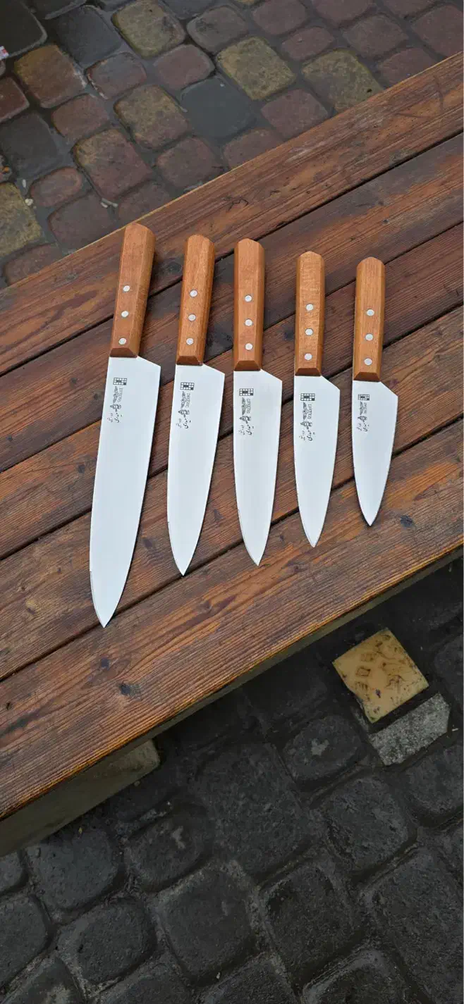 ست چاقوی زنجان پنج سایز|ظروف پختوپز|تهران, امام زاده حسن|دیوار