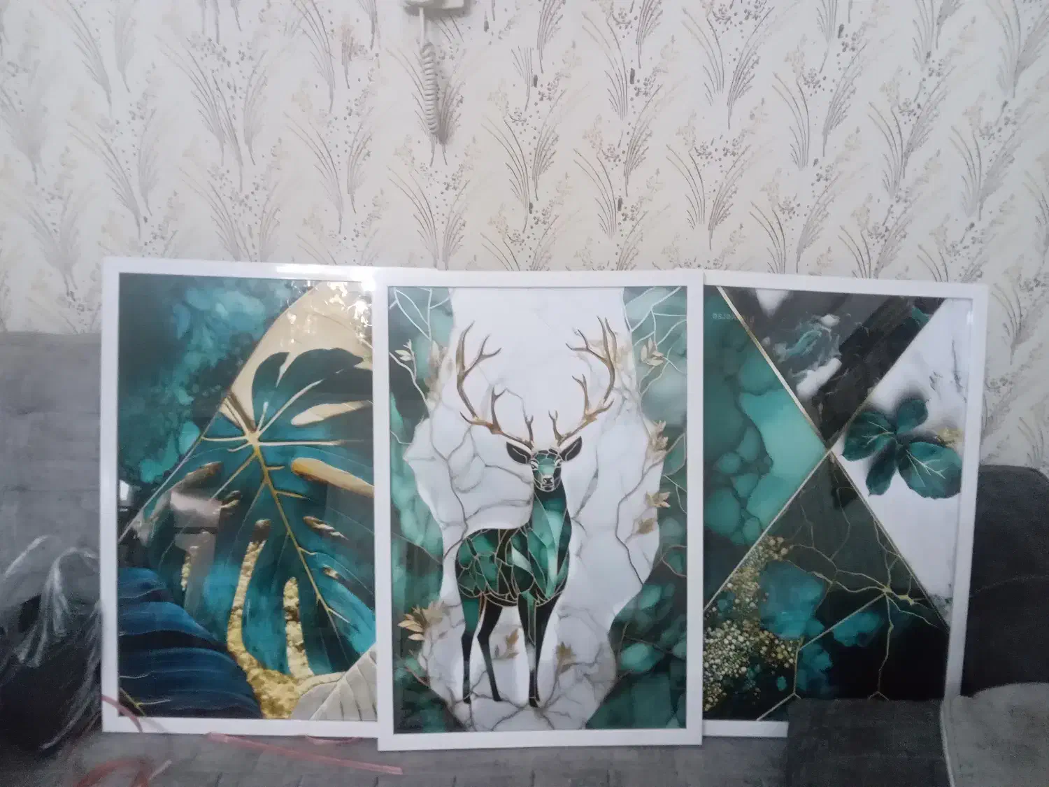 تابلو سه تیکه|تابلو، نقاشی، عکس|مشهد, هنرور|دیوار