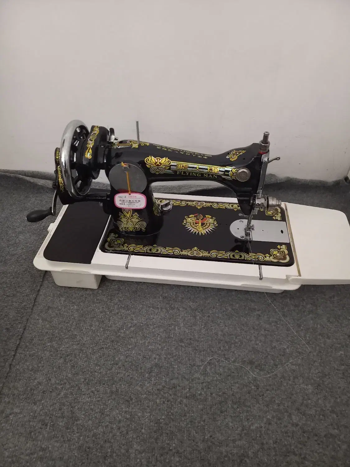 چرخ خیاطی flying man آکبند معاوضه با جفت قناری|چرخ خیاطی و ریسندگی|اردبیل, |دیوار