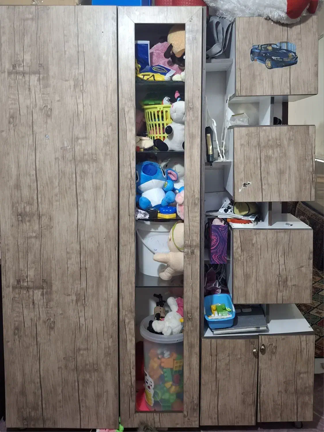 کمد لباس و دراور و کمد بچه|جاکفشی، کمد، دراور|قم, شهر قائم|دیوار