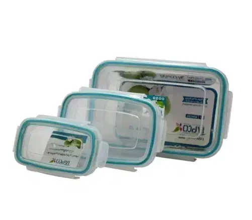 ظرب درب دار ۳تیکه فریزری و مایکروفری|ظروف نگهدارنده، پلاستیکی، یکبارمصرف|رشت, کوی یخ|دیوار