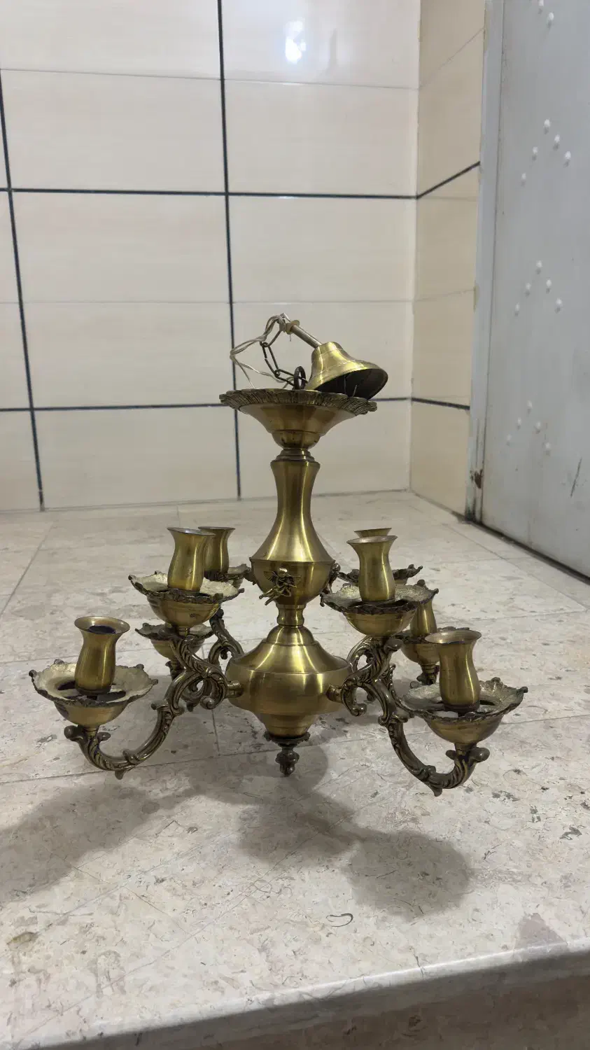 لوستر ۸ شاخه|لوستر و چراغ آویز|سمنان, |دیوار