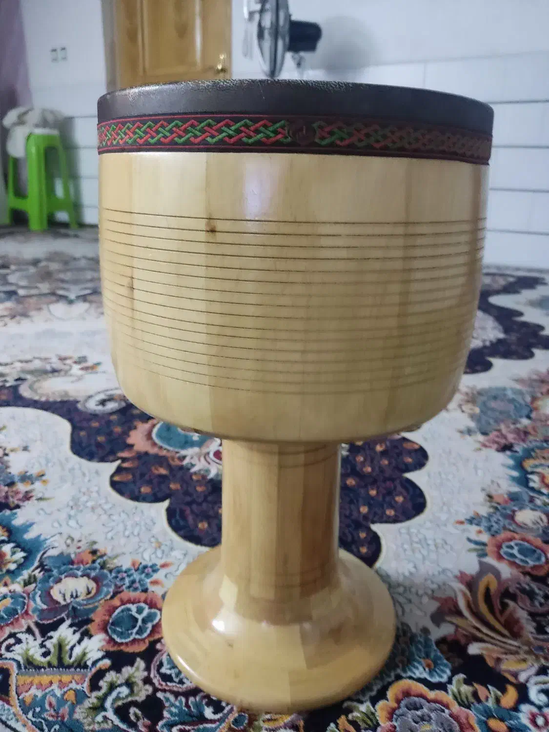 تنبک حلمی|سازهای سنتی|مبارکه, |دیوار