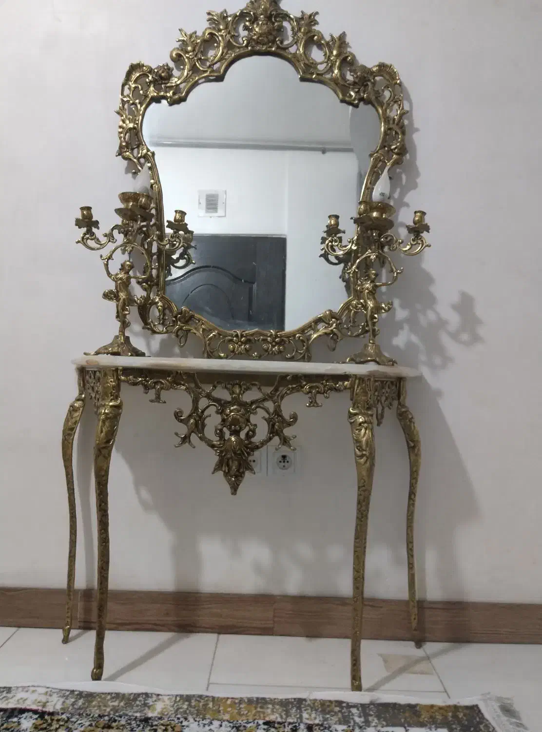 آینه و شمعدان  ساعت|آینه|پاکدشت, پاکدشت (مامازند)|دیوار