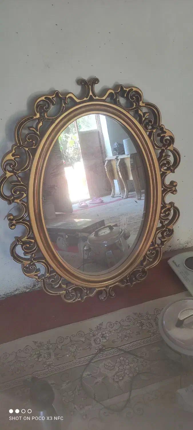 آینه منبت بزرگ|آینه|نیشابور, حسین آباد جدید|دیوار