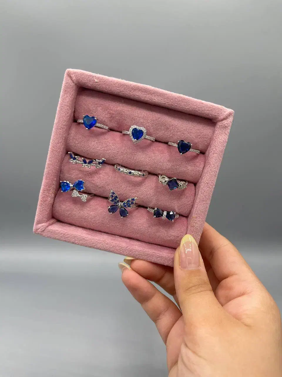 انگشترهای جواهری نگین آبی|بدلیجات|خوی, |دیوار