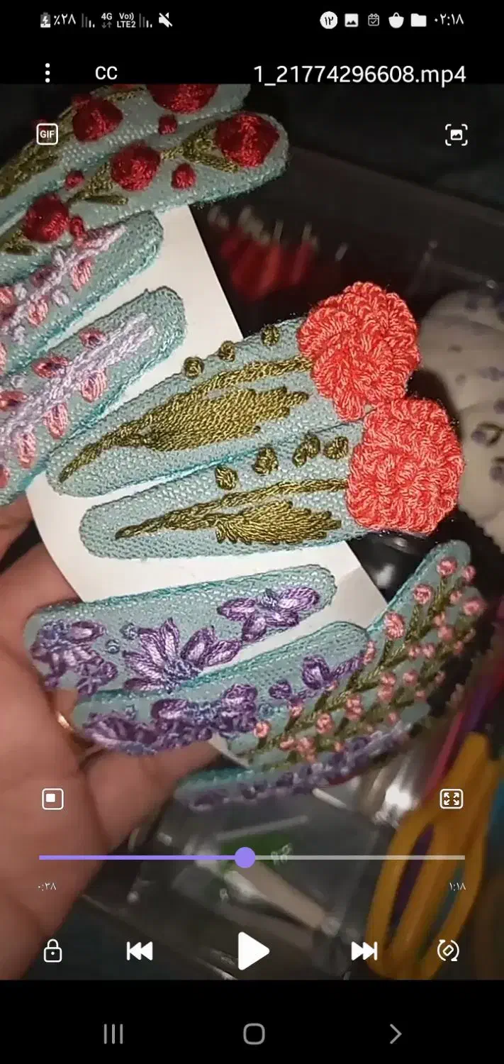 جاسوزنی و سنجاق سر گلدوزی شده|زیورآلات و اکسسوری|اطاقور, |دیوار