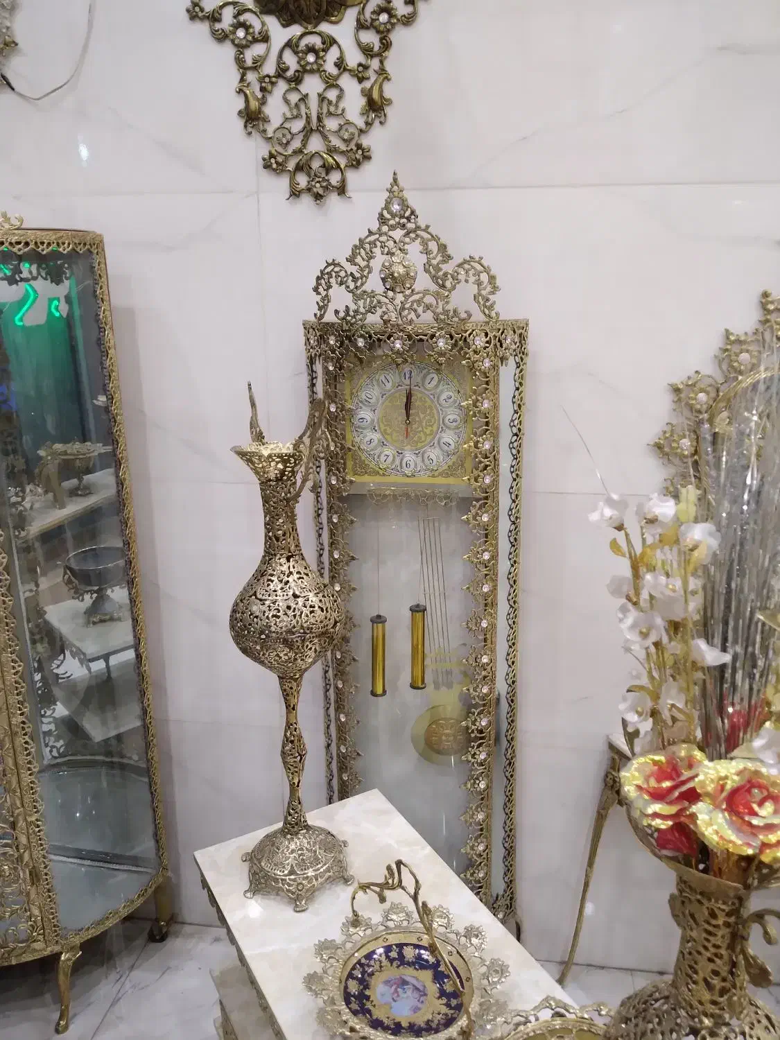 ساعت برنزی یابرنز|ساعت دیواری و تزئینی|همدان, |دیوار