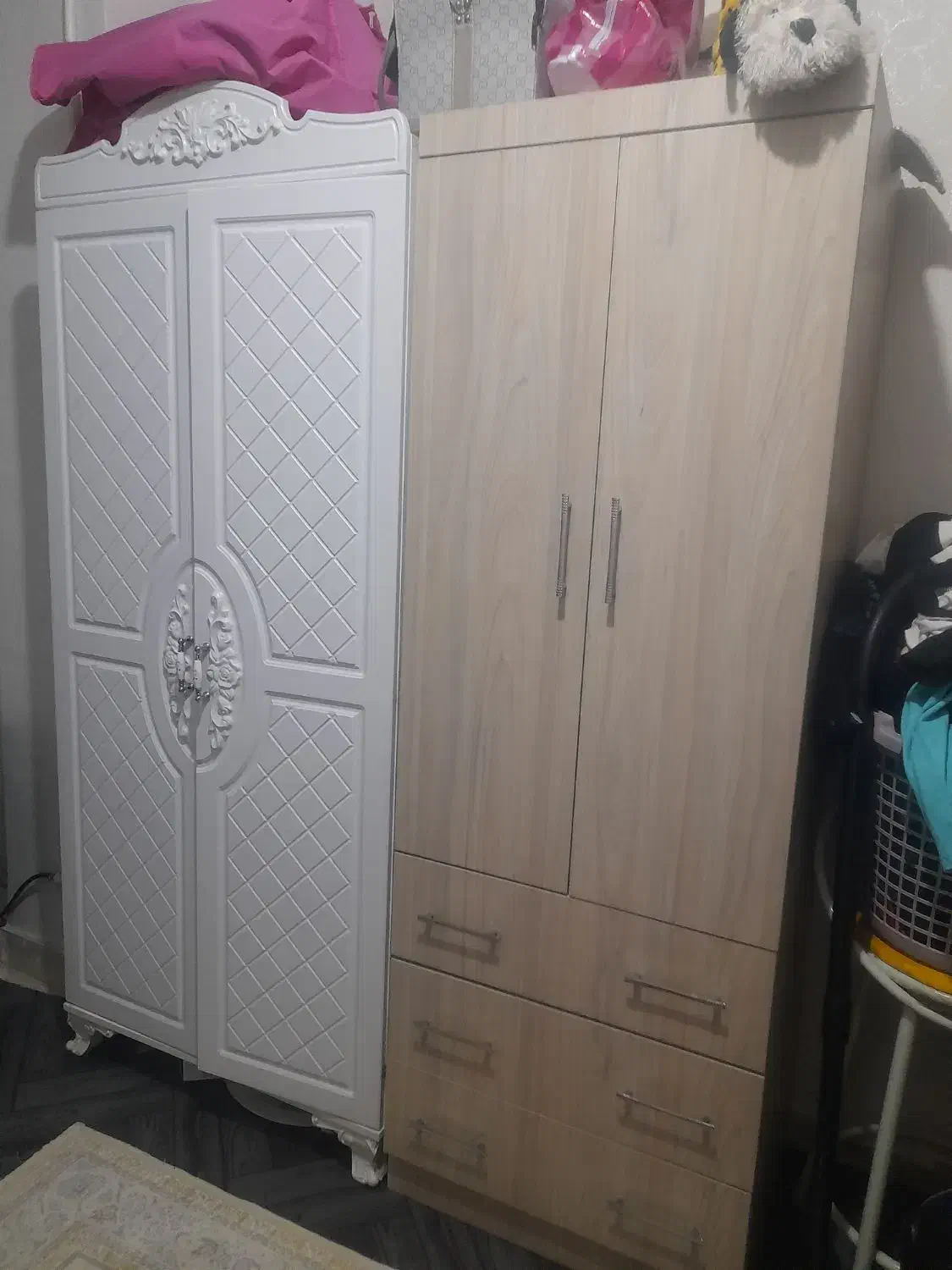 دوتا کمد در حد نوع|جاکفشی، کمد، دراور|هشتگرد, شهرک اداری|دیوار