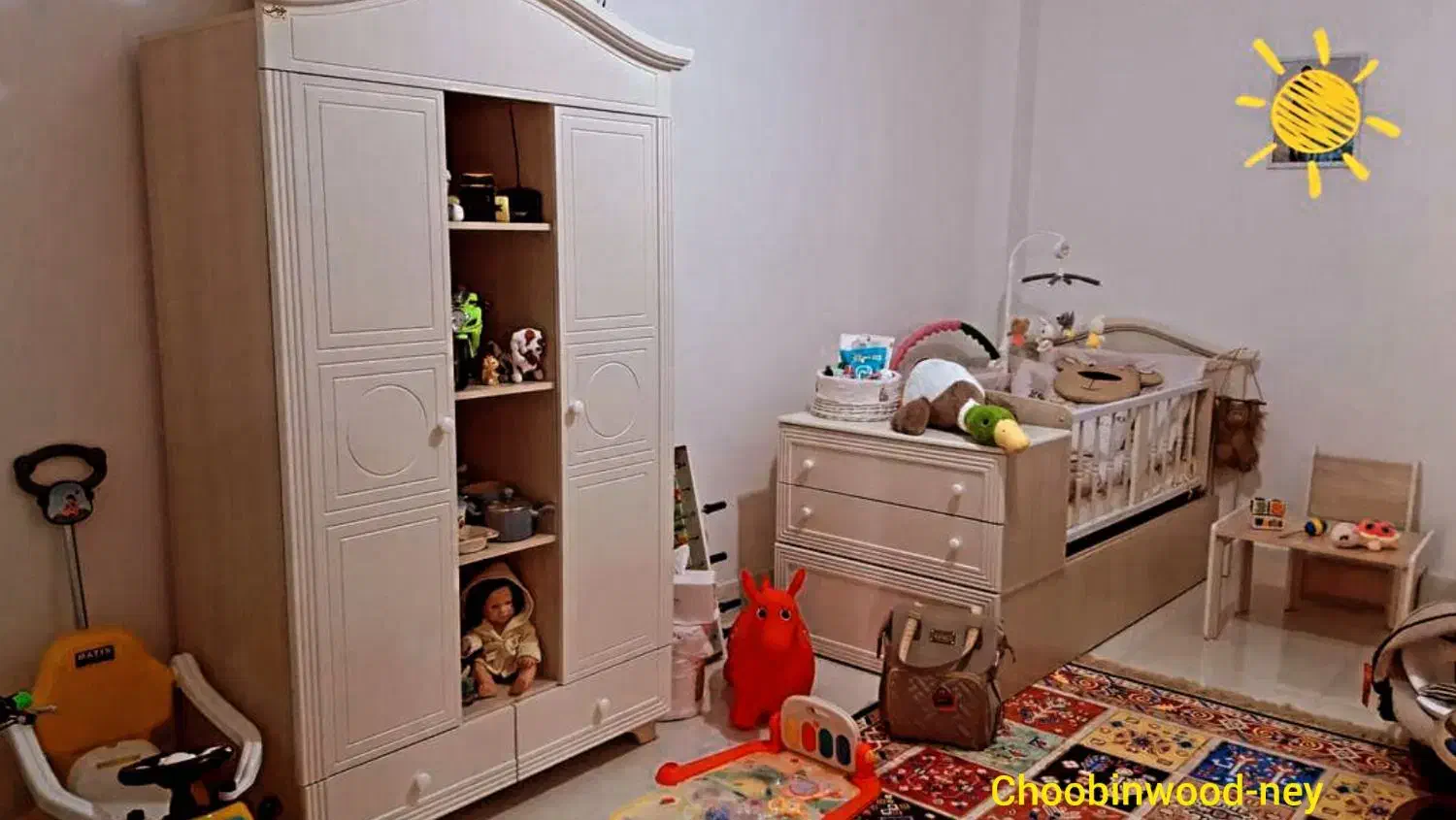 سرویس خواب کودک ونوجوان|تخت و سرویس خواب|نیشابور, مدرس|دیوار