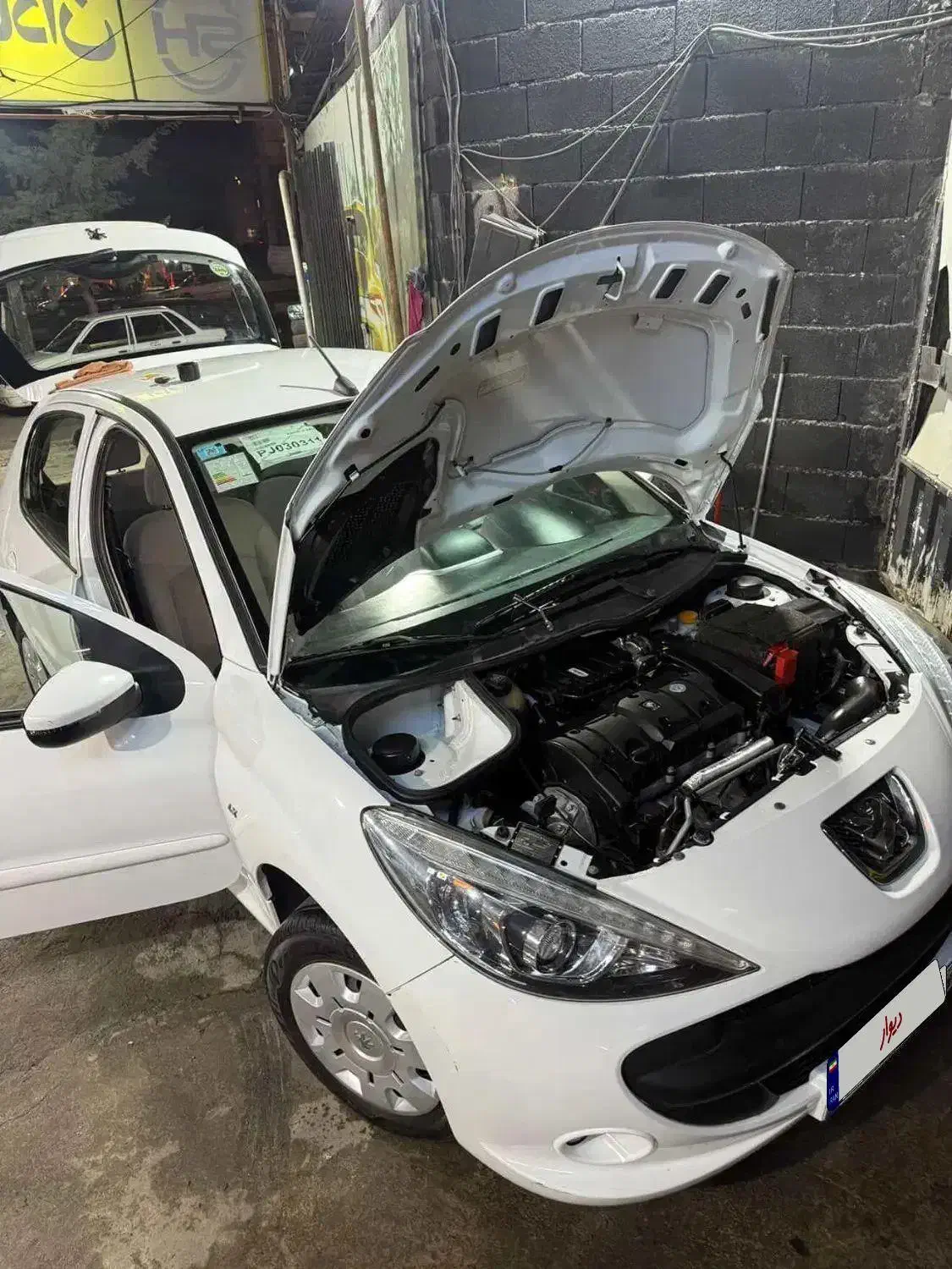 207 دنده سقف فلز 1402|خودرو سواری و وانت|رشت, دیلمان|دیوار