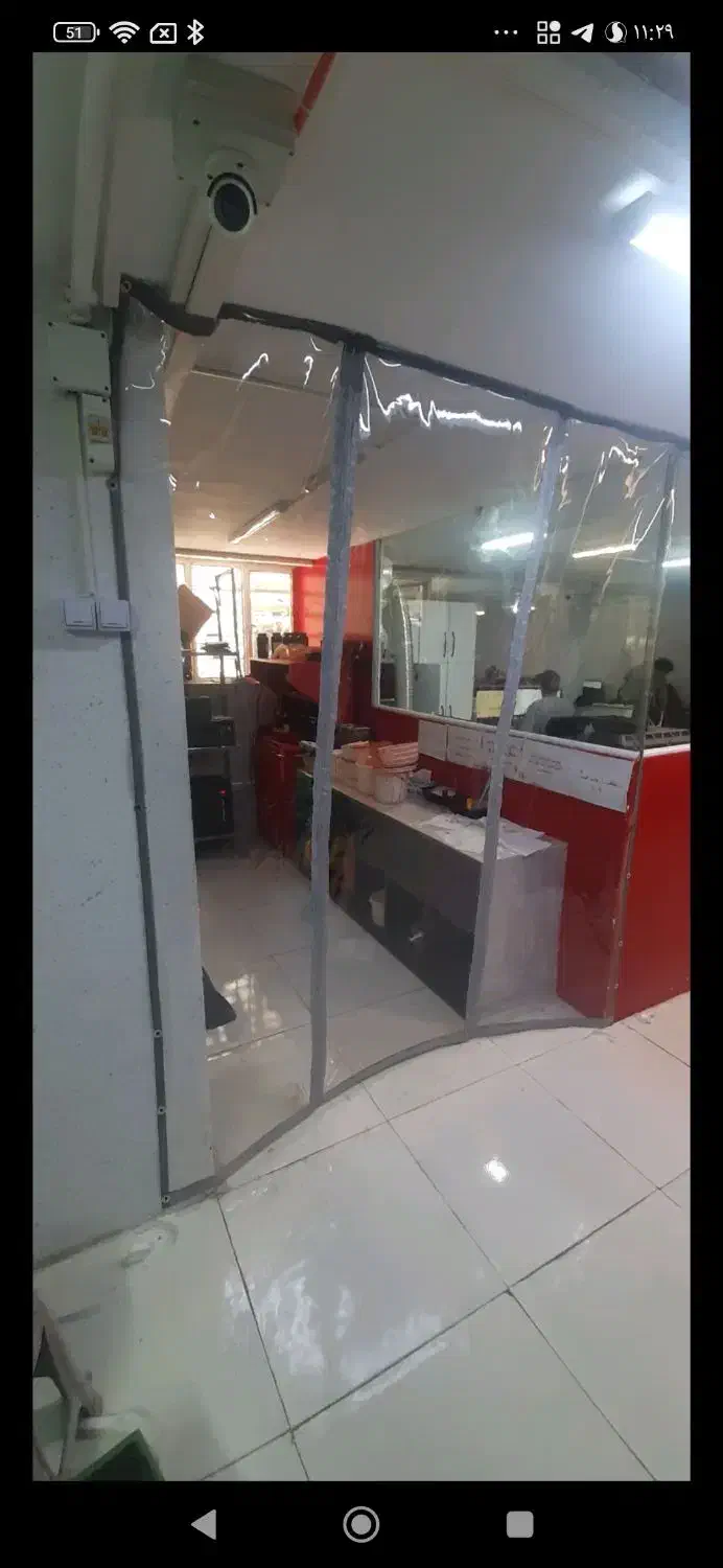 پرده آهنربایی مغناطیسی آهن ربایی سلفون پلاستیکی|پرده، رانر، رومیزی|مشهد, رسالت|دیوار