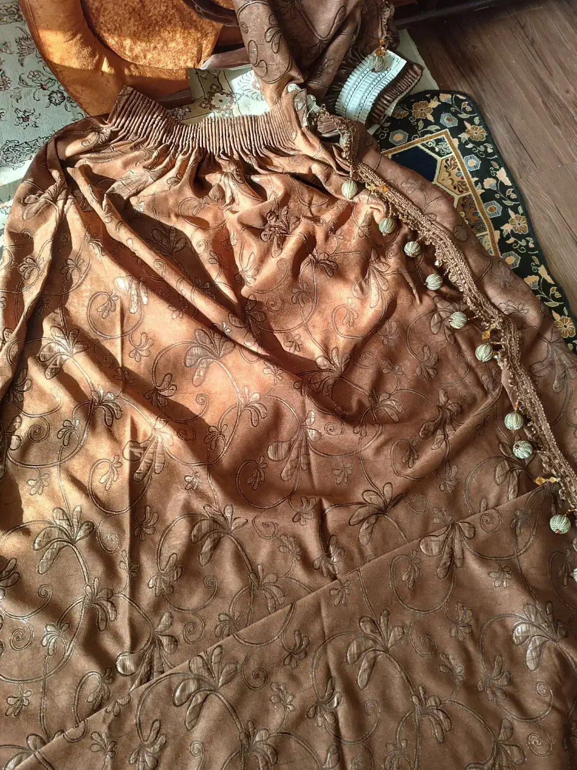 دو عدد دستک پرده تمیز مرتب|پرده، رانر، رومیزی|مشهد, رضاشهر|دیوار