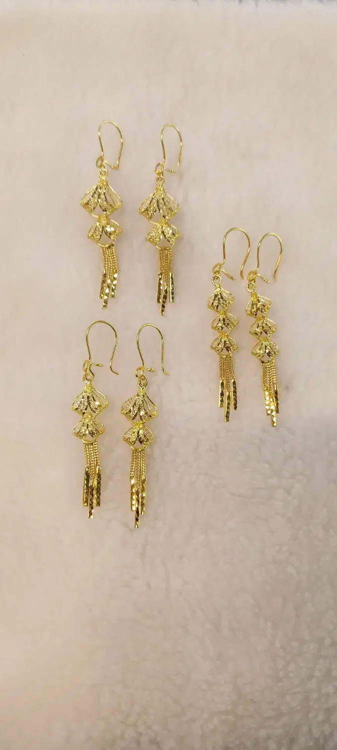 سرویس نقره و گوشواره نقره کپی طلا|جواهرات|مشهد, خواجه ربیع|دیوار