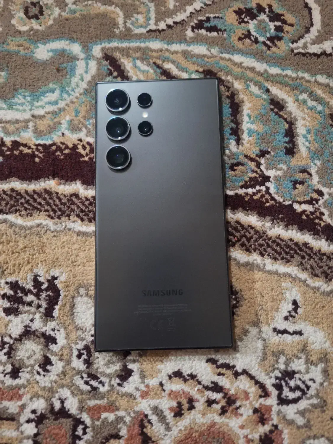 S24 ultra مشکی به همراه شارژر و گارد|موبایل|کرمانشاه, |دیوار