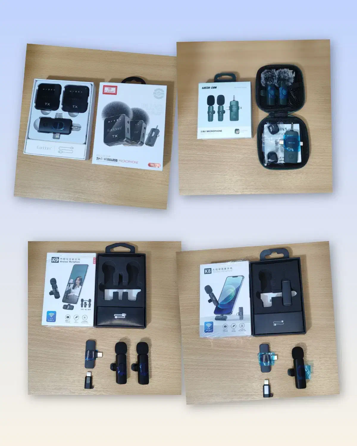 میکروفن یقه ای بیسیم مدلk8 و k9 رومیزی ایرپاد ...|لوازم جانبی موبایل و تبلت|تهران, مینای شمالی (مخبر)|دیوار