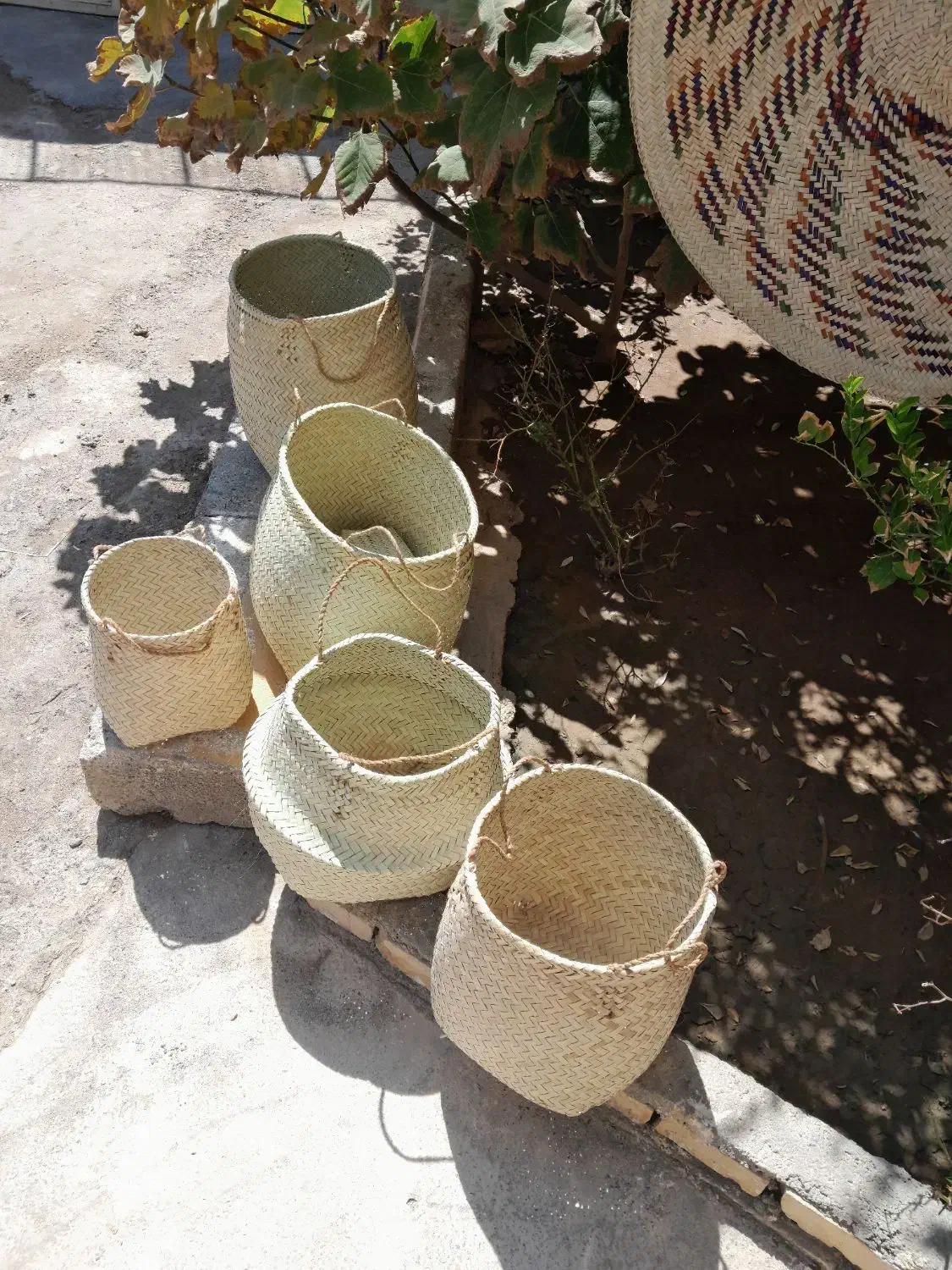 جاگلدون / سفره / جابرنج حصیری|صنایع دستی و سایر لوازم تزئینی|اهواز, نادری|دیوار