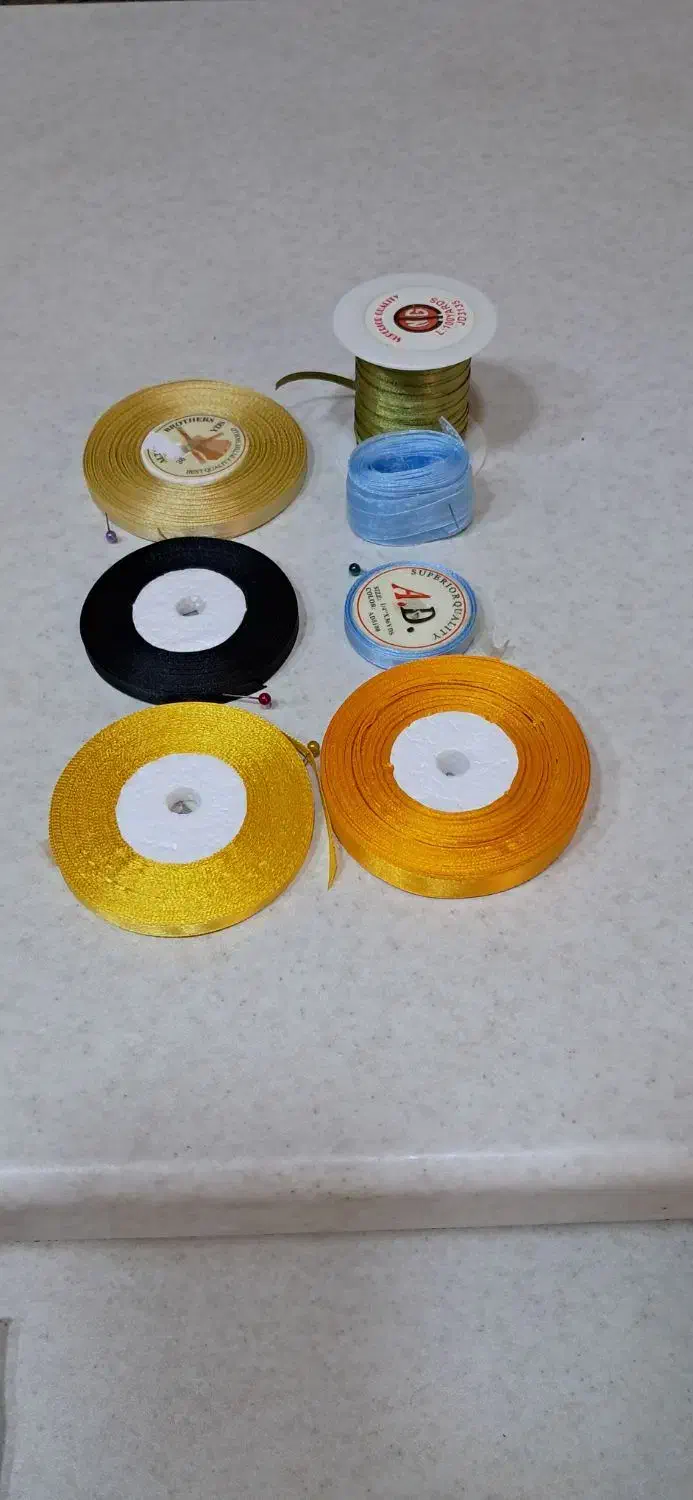 روبانهای حریر و ساتن،،|لوازم خیاطی و بافتنی|اصفهان, باغ نگاره|دیوار