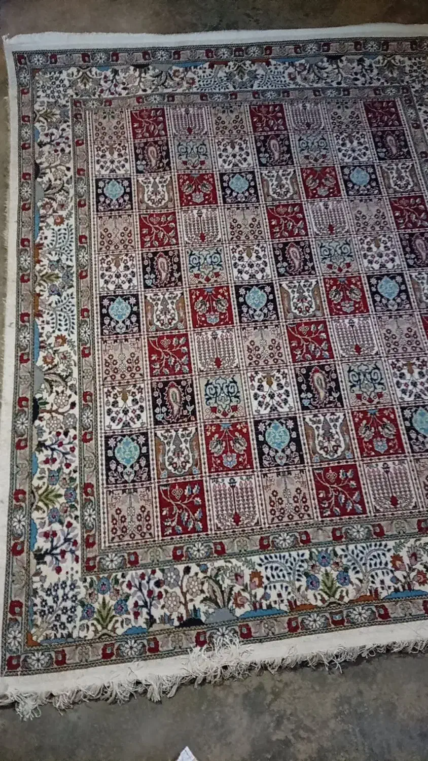 قالین دست بافت خشتی|فرش|درح, |دیوار