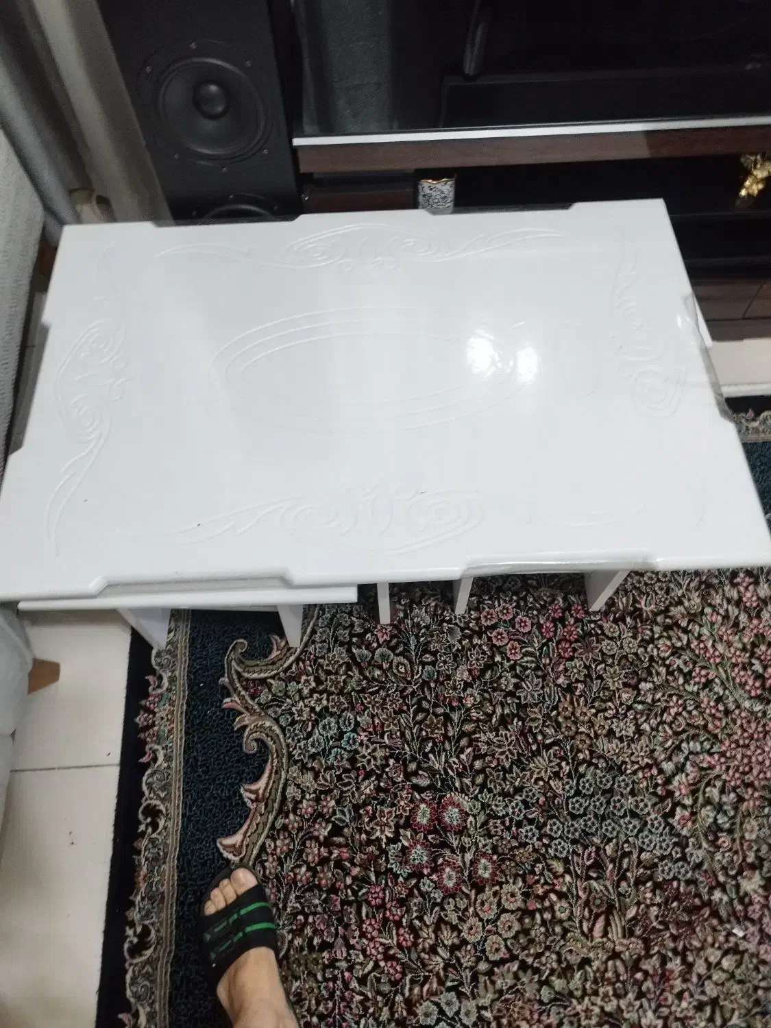 میز جلومبلی سفید|مبلمان خانگی و میز عسلی|اسلامشهر, شهرک واوان|دیوار