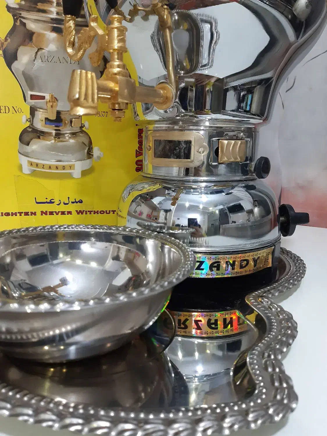 سماور گازی ۶ لیتری نو|سماور، چای‌ساز، قهوه‌ساز|تهران, زنجان جنوبی|دیوار