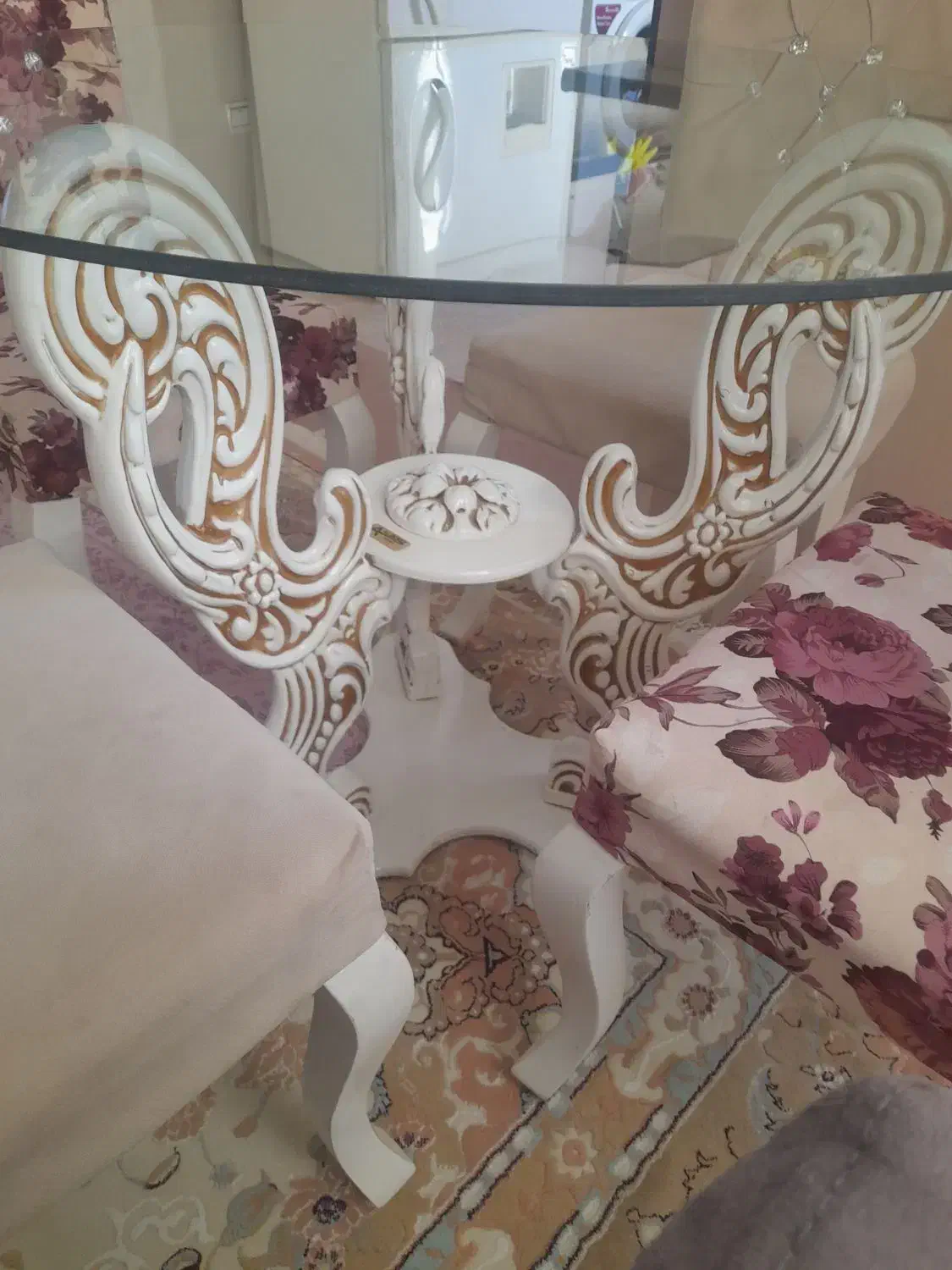 میزنهارخوری  ۴ نفره|میز و صندلی غذاخوری|هشتگرد, شهرک ریحانه|دیوار