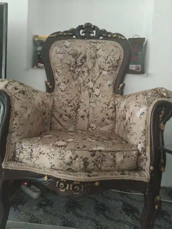 مبل استیل نیمه سلطنتی|مبلمان خانگی و میز عسلی|ملایر, |دیوار