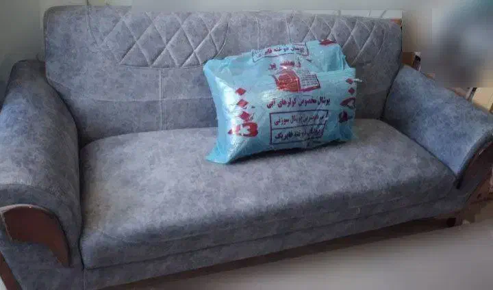 مبل ۷ نفره راحتی طوسی|مبلمان خانگی و میز عسلی|زابل, |دیوار