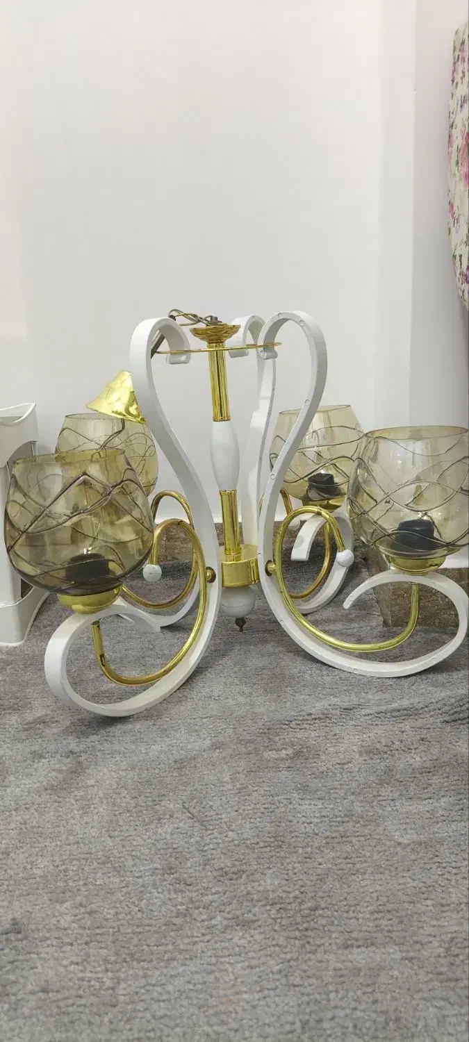 دوعددلوسترسالم|لوستر و چراغ آویز|بهارستان, |دیوار