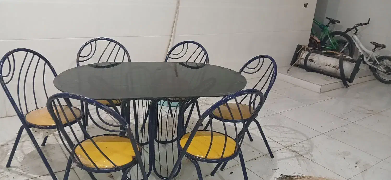 نهارخوری۶نفره|میز و صندلی غذاخوری|مریوان, |دیوار