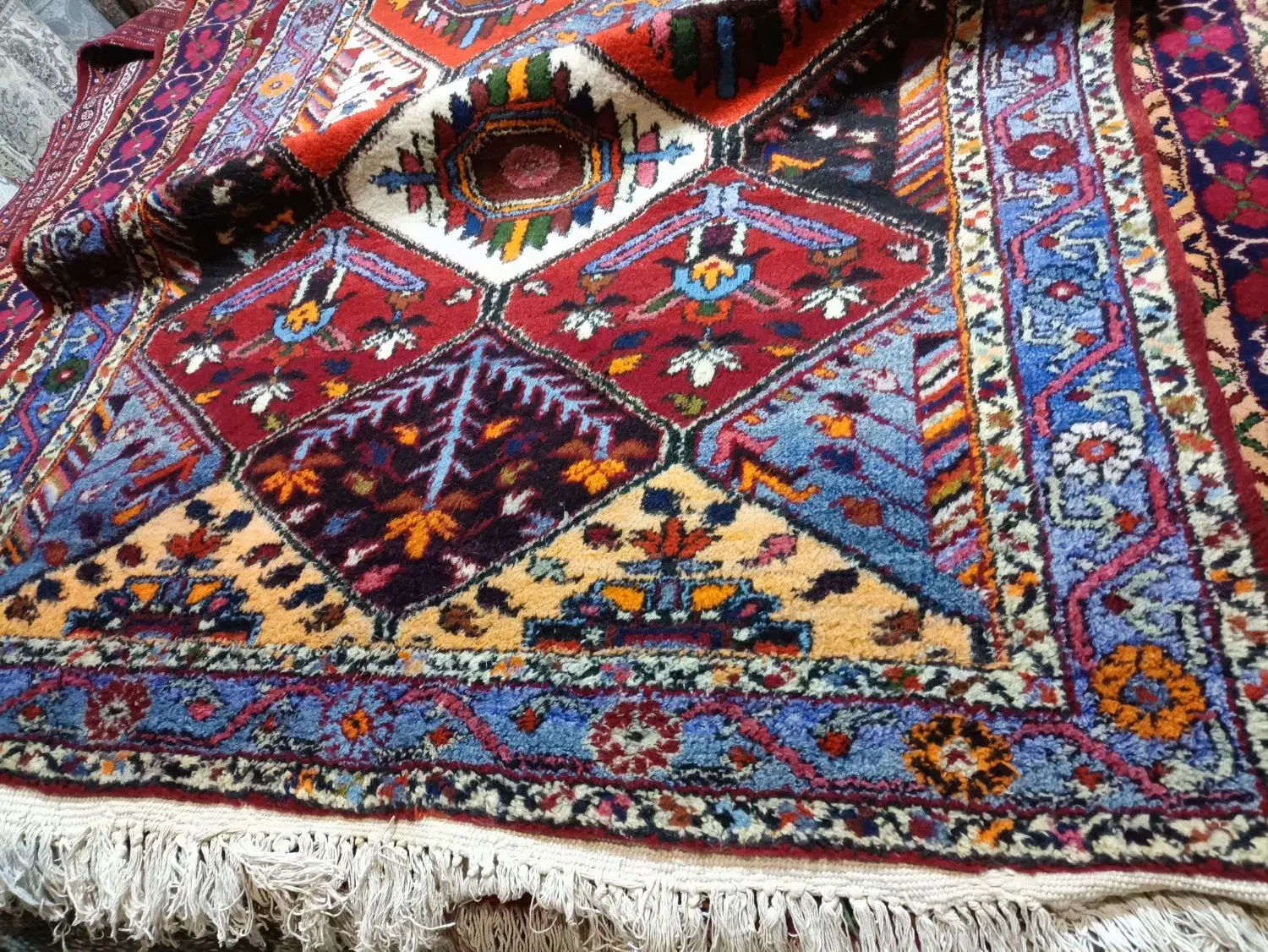 یک جفت 3در1/5پتینه دستبافت|فرش|اصفهان, خرم|دیوار