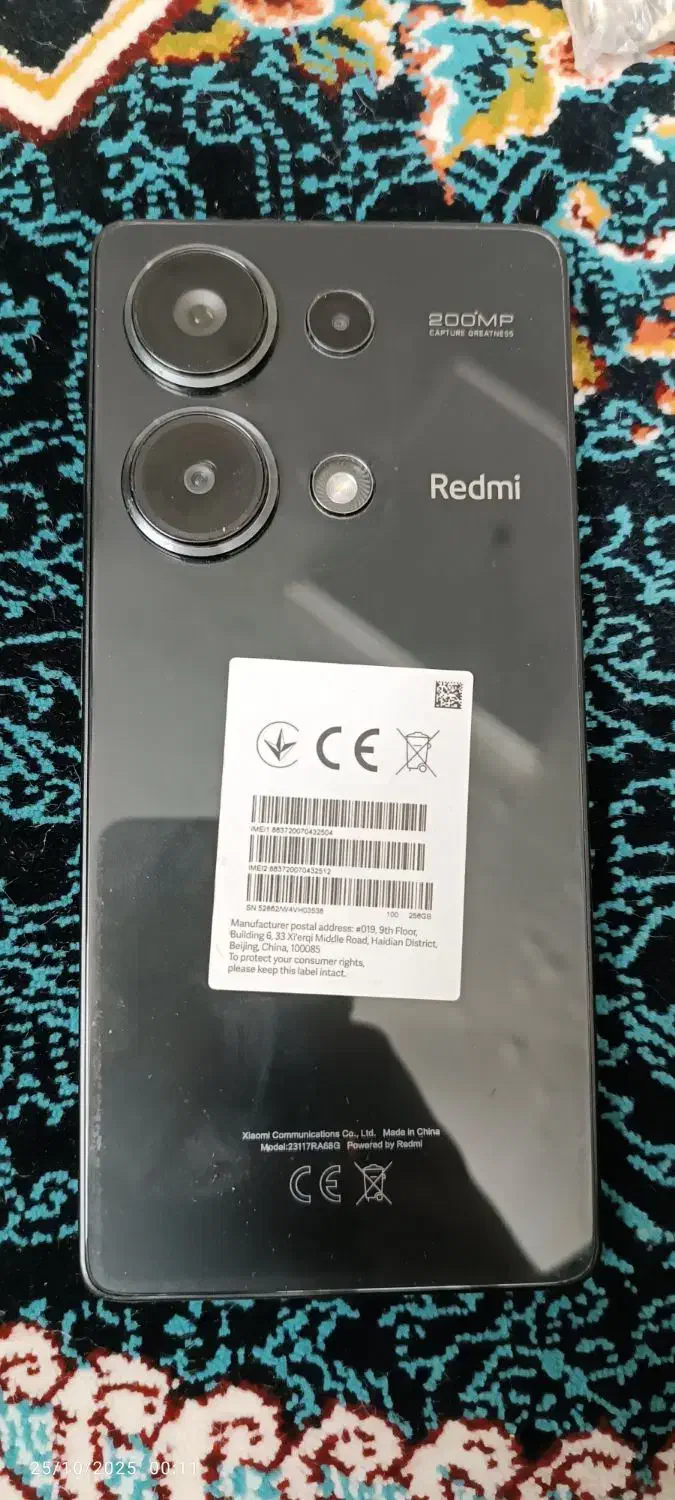 نوت13پرو در حد نو|موبایل|مشهد, توس (بلوار توس)|دیوار