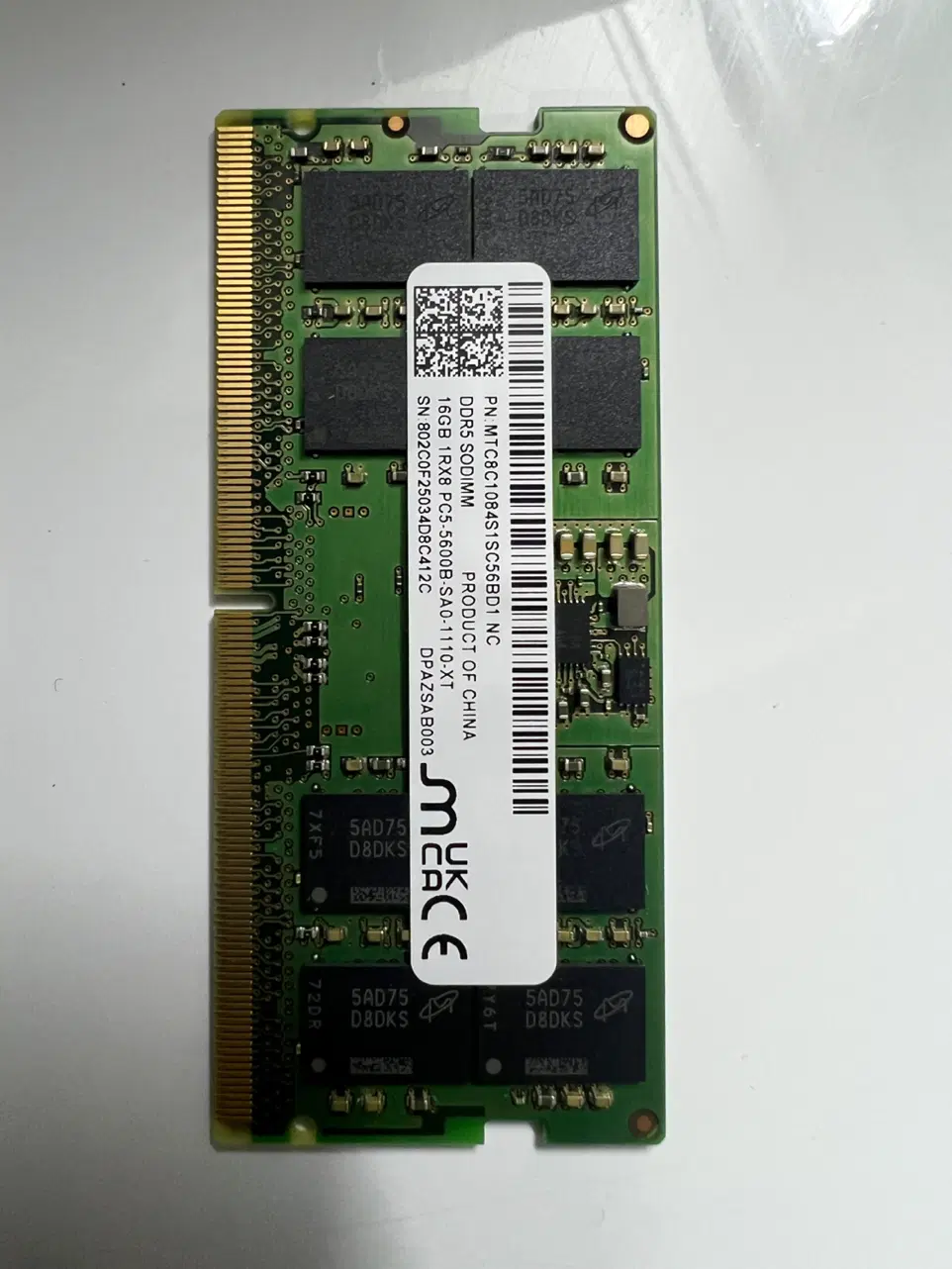 رم لپتاپ DDR5 5600|قطعات و لوازم جانبی رایانه|تهران, سوهانک|دیوار