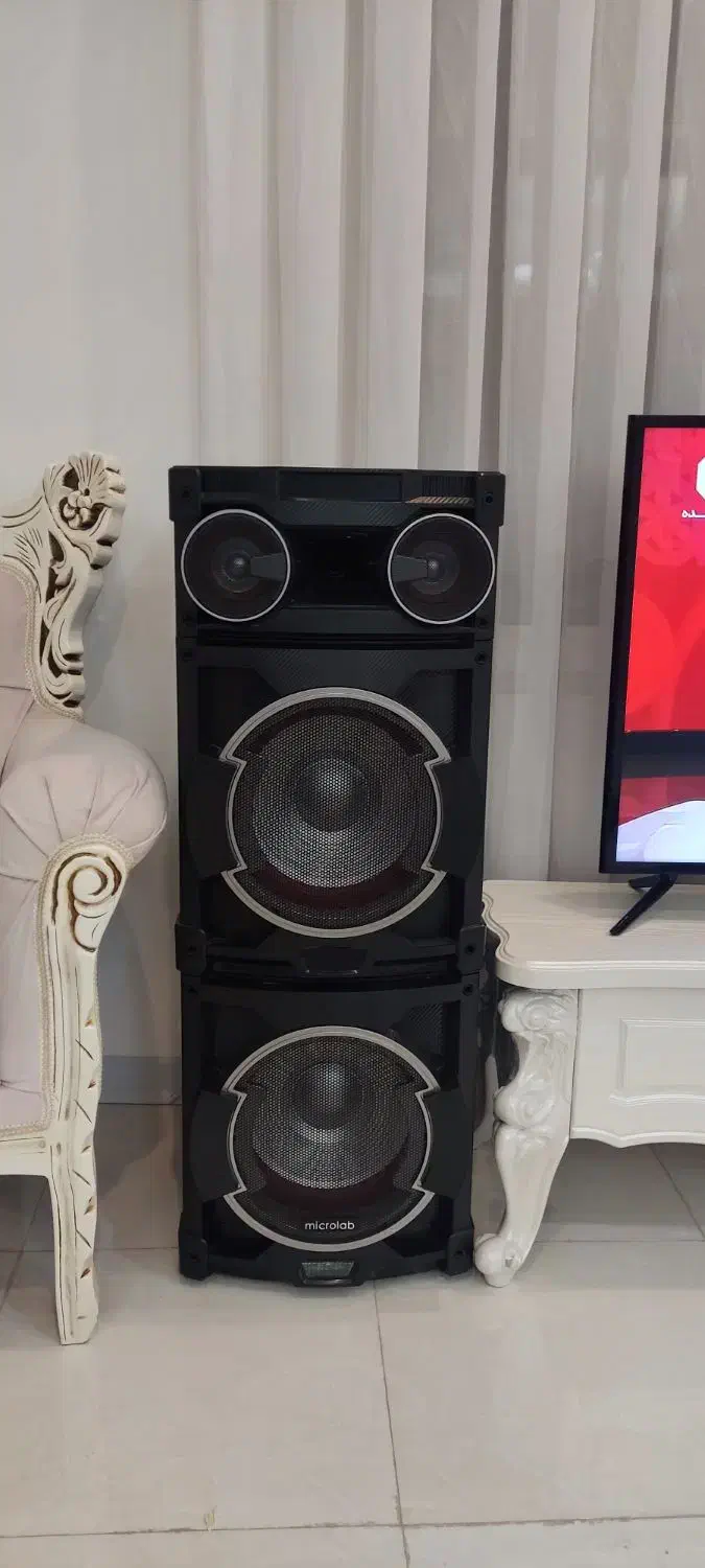 اسپیکر میکرولب مدل DJ 1202|سیستم صوتی خانگی|مشکیندشت, |دیوار