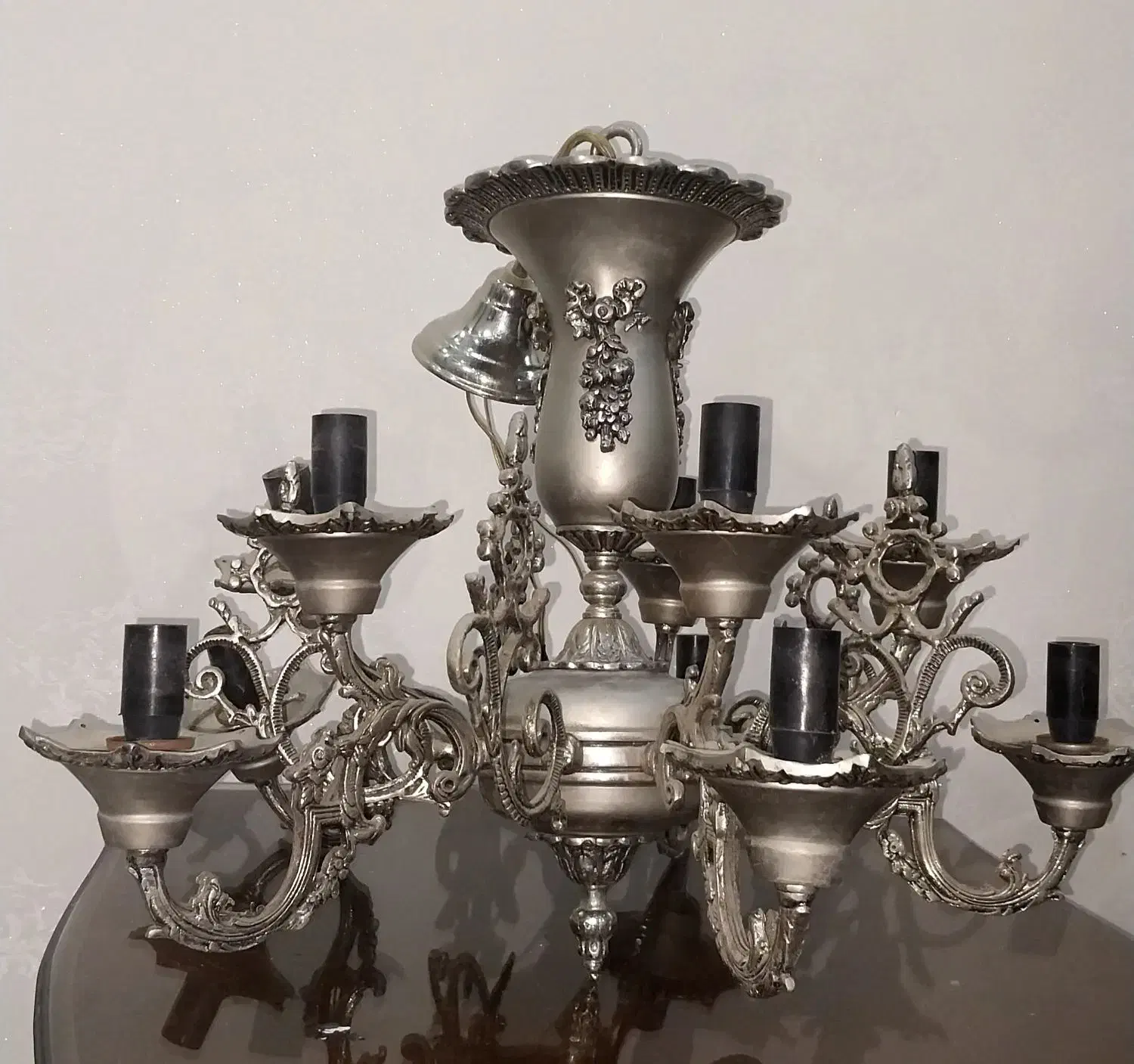 یک جفت لوستر برنزی|لوستر و چراغ آویز|اصفهان, شمس آباد|دیوار