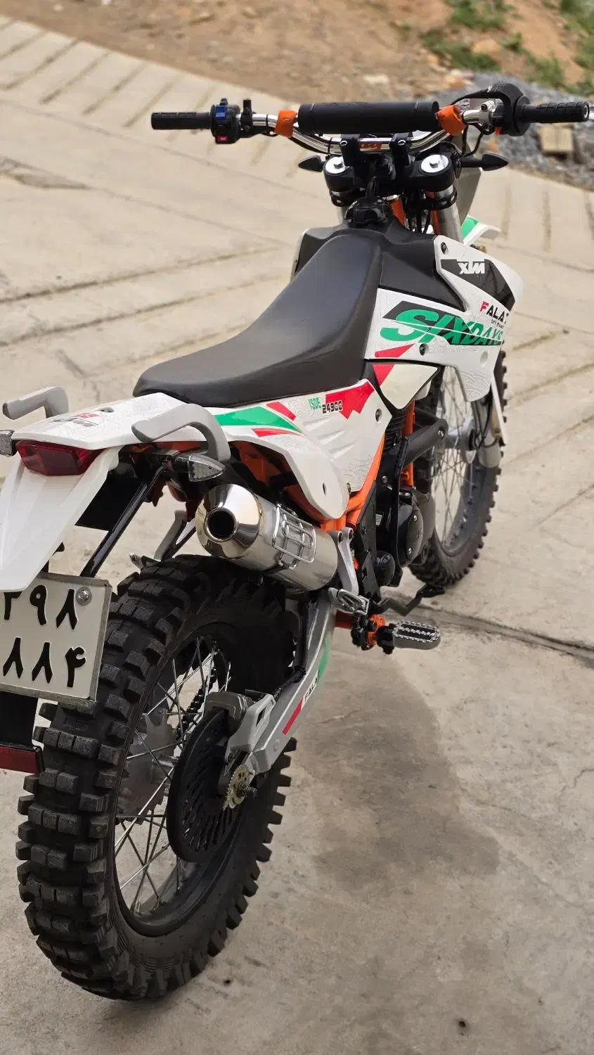 فلات ktm 250 مدل 402|موتورسیکلت|بانه, |دیوار