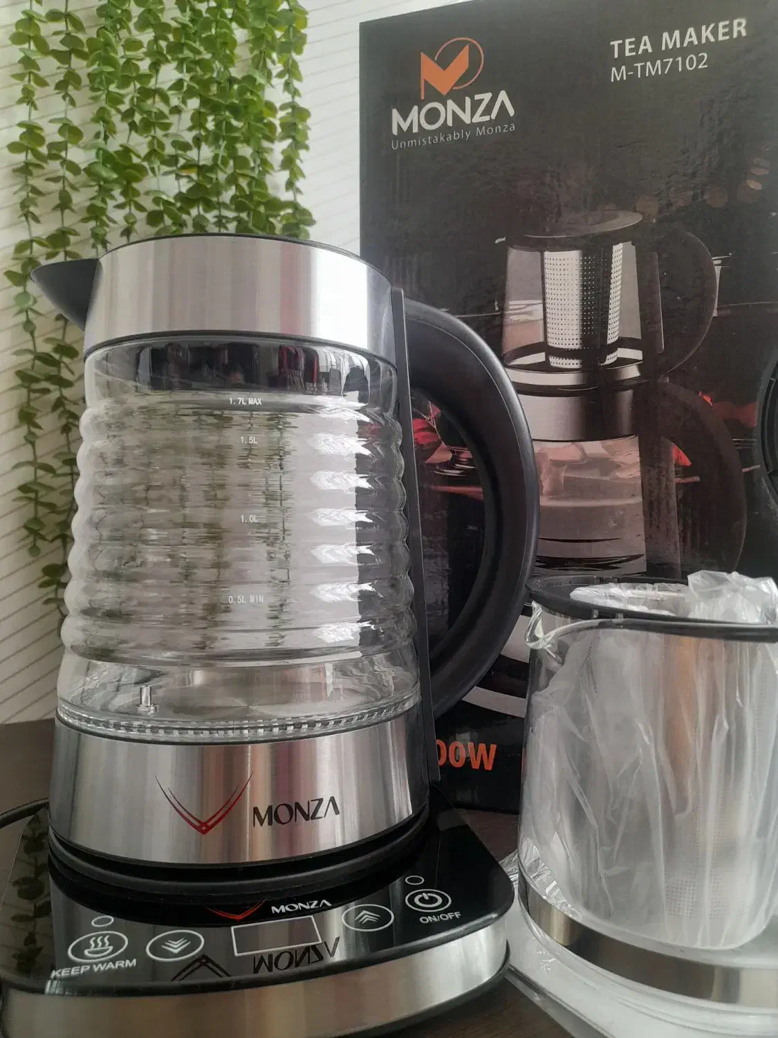 چایسازلمسی‌برندمونزاایتالیاگارانتی‌دارنوپلمپ|سماور، چای‌ساز، قهوه‌ساز|قوچان, |دیوار