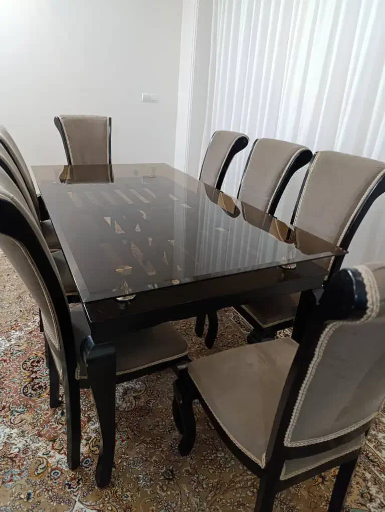 مبل شش نفره بامی غذاخوری هشت نفره|مبلمان خانگی و میز عسلی|اسلام‌شهر, شهرک الهیه|دیوار