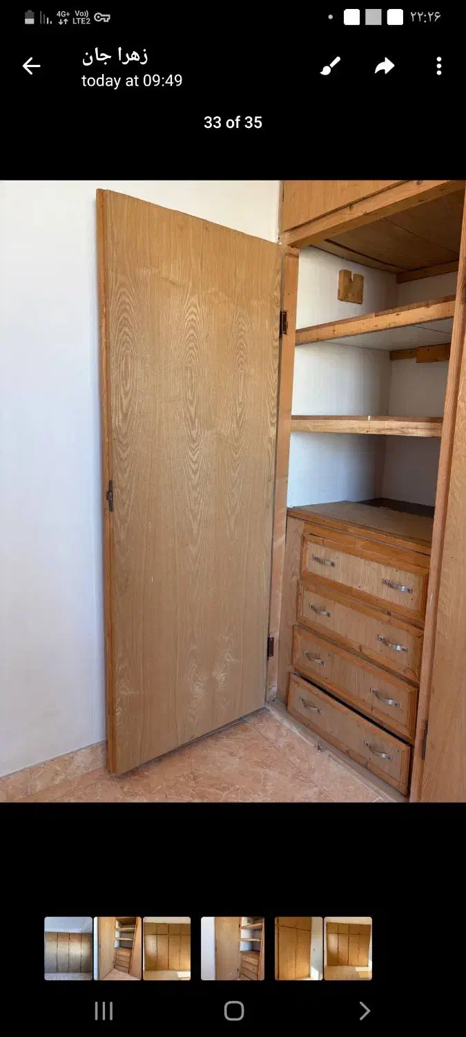 دو عدد کمد جا رختخوابی|جاکفشی، کمد، دراور|آمل, |دیوار