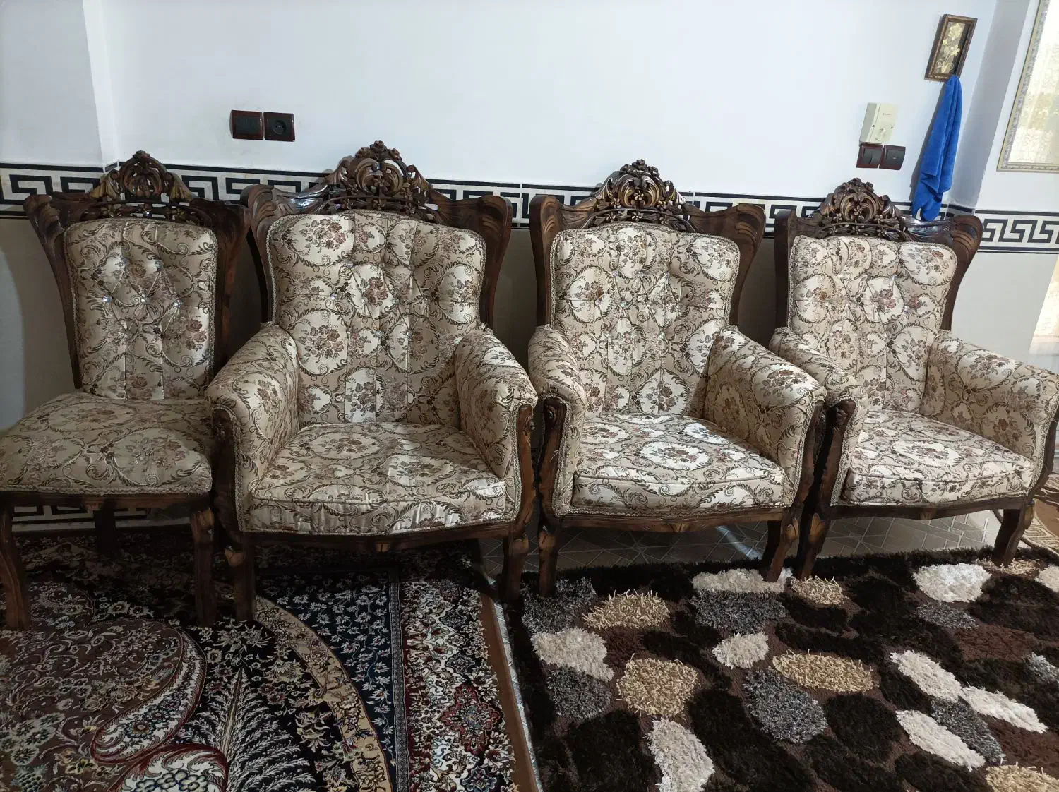 مبلمان 9 نفره|مبلمان خانگی و میز عسلی|مینودشت, |دیوار