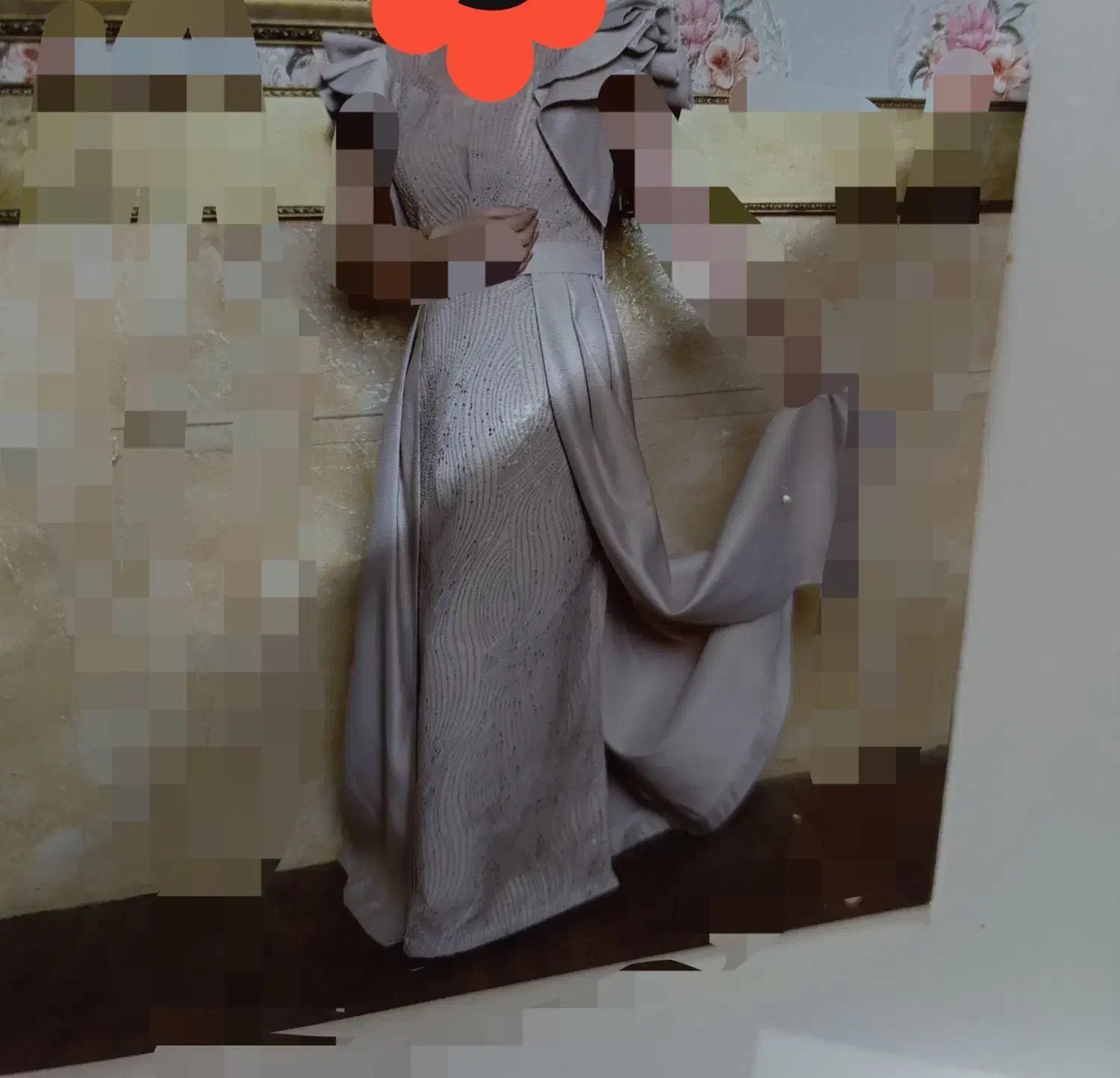 پیراهن مجلسی سالم فقط یک بار پوشیده شده سایز42.44|لباس|رباط‌کریم, نصیرشهر|دیوار