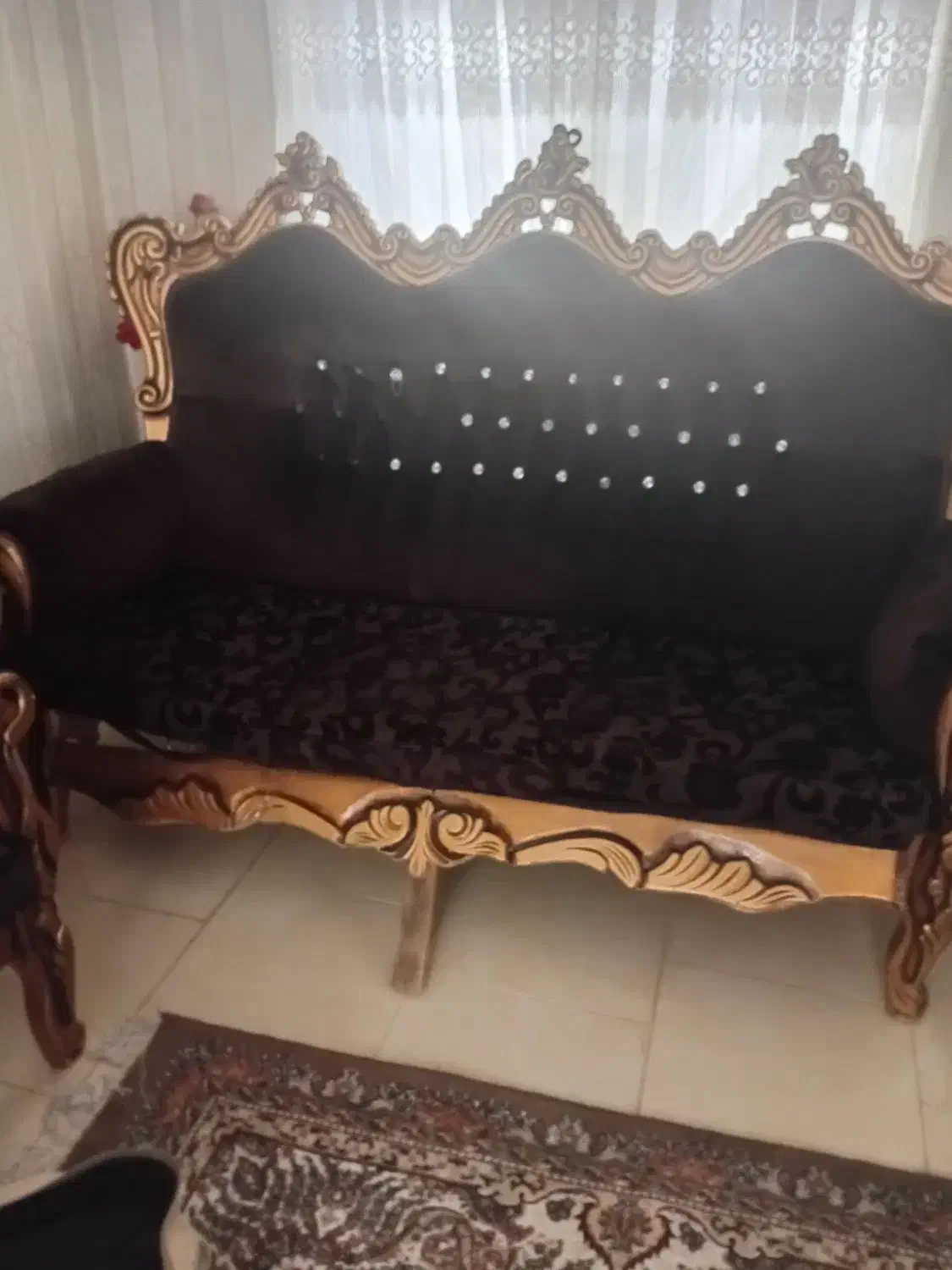 مبل هفت نفره ومیز تلویزیون|مبلمان خانگی و میز عسلی|محمدیه-قزوین, |دیوار
