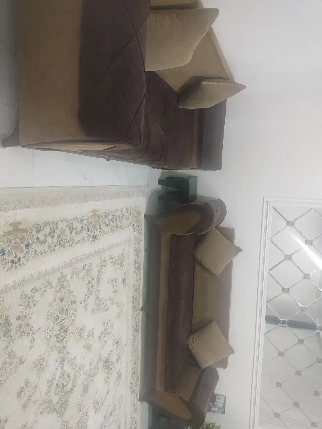 یک دست مبل سالم وارزان|مبلمان خانگی و میز عسلی|ربط, |دیوار