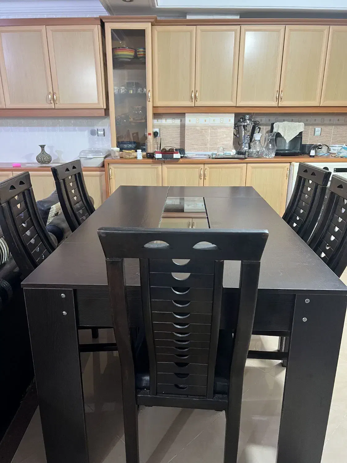 میز ناهارخوری ۶نفره|میز و صندلی غذاخوری|قائمشهر, |دیوار