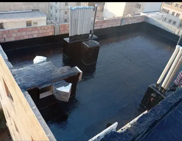 نصبعایق کاری واجرای ایزوگام قیر گونی ولوله کش|خدمات پیشه و مهارت|اهر, |دیوار