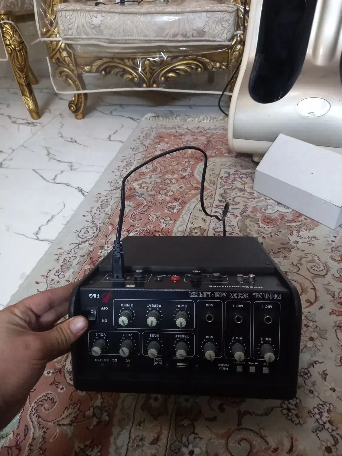 امپیفایر اصلی بادوتامیکروفن اصل|سیستم صوتی خانگی|سرخه حصار, |دیوار