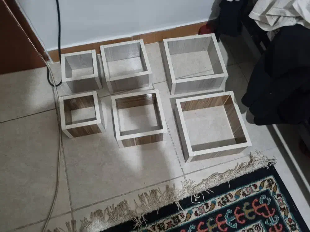 دکوری چوبی|کتابخانه، شلف، قفسههای دیواری|رشت, توشیبا|دیوار