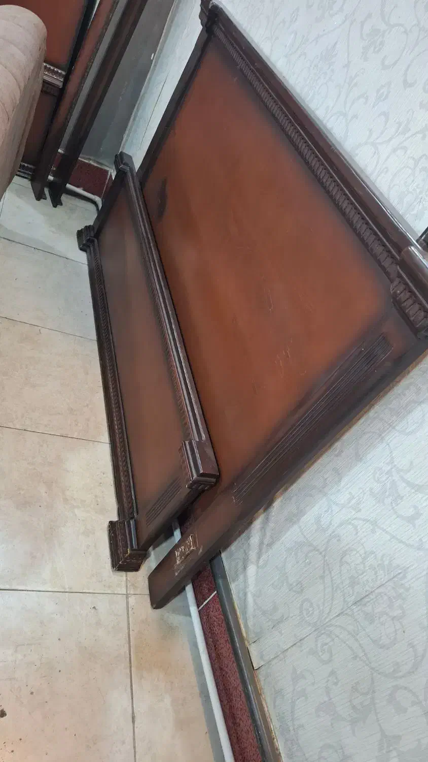 سرویس تخت خواب تمام چوب حراج شد مفته به این قیمت|تخت و سرویس خواب|مراغه, |دیوار