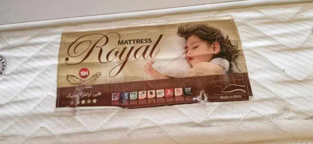 تخت دراور  ام دی آف همراه با تشک طبی رویال روتختی|تخت و سرویس خواب|ملارد, |دیوار